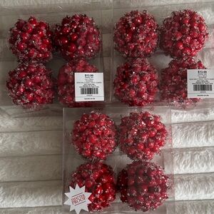 Hobby Lobby Frosted Cranberry
Christmas Ornament Ball